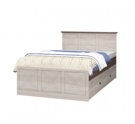 Кровать с ящиком Калипсо ИД 01.502+01.502А, 200х120 см